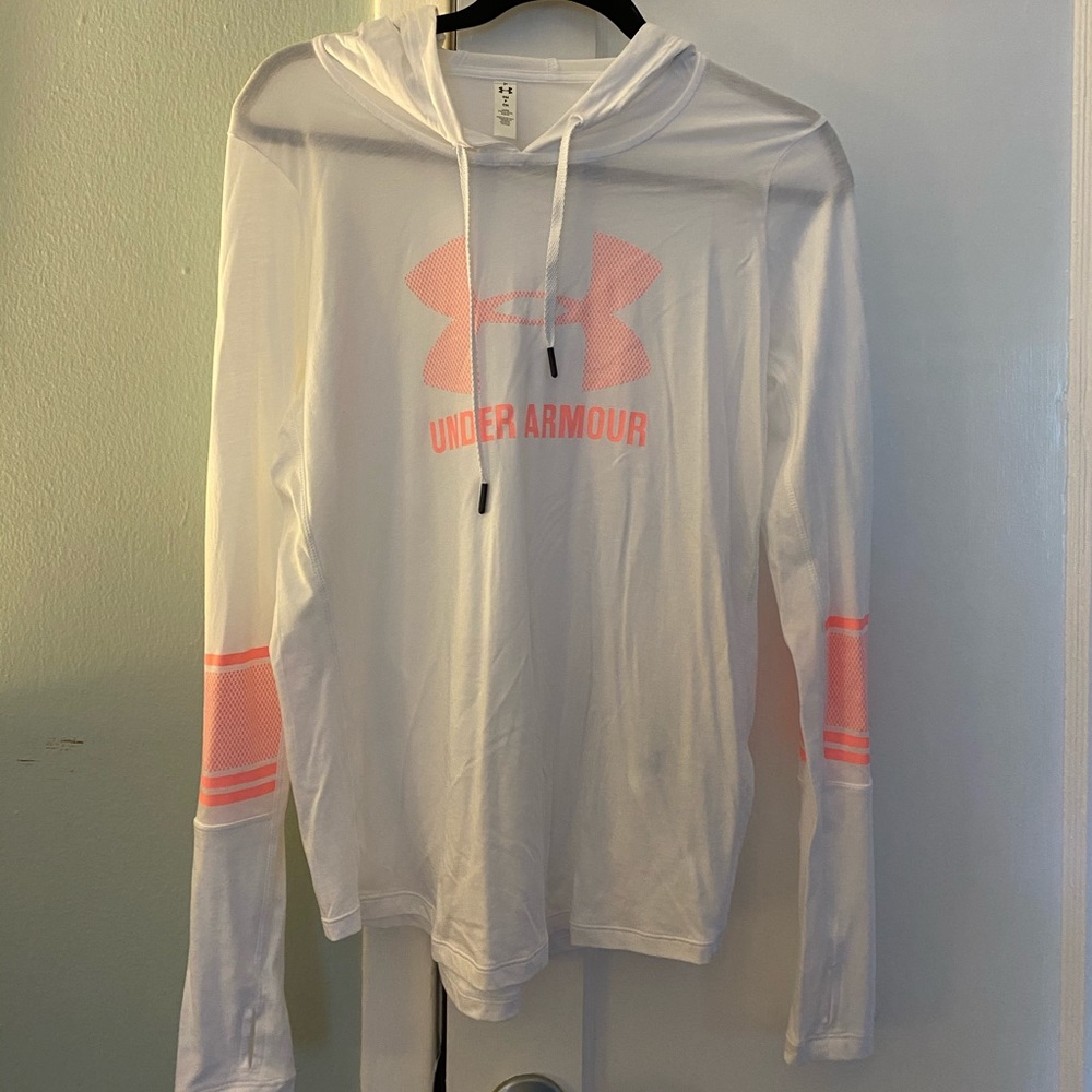 Under armour hooded shirt